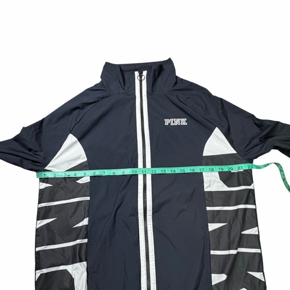 VS PINK Navy Blue, Black & White Anorak Windbreaker - Size XS - Picture 11 of 15